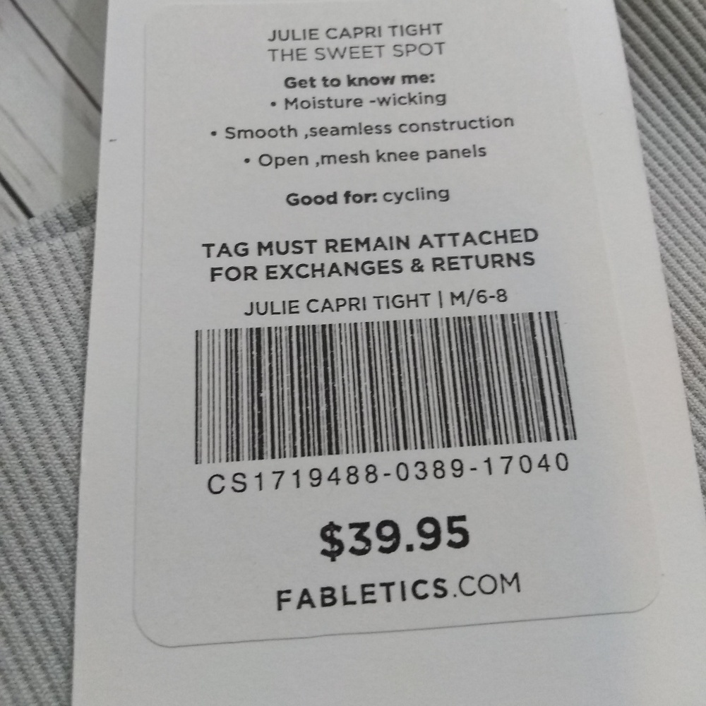 Fabletics SOLD.eBay & Tank Top Racerback MED - Picture 4 of 8